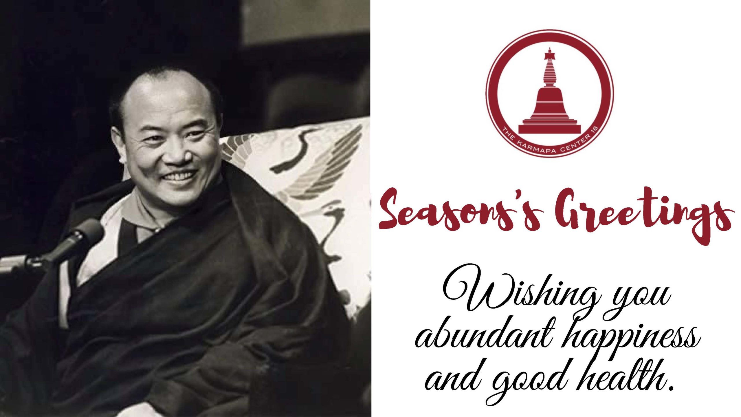 Featured image for “Happy Holidays from Karmapa Center 16”