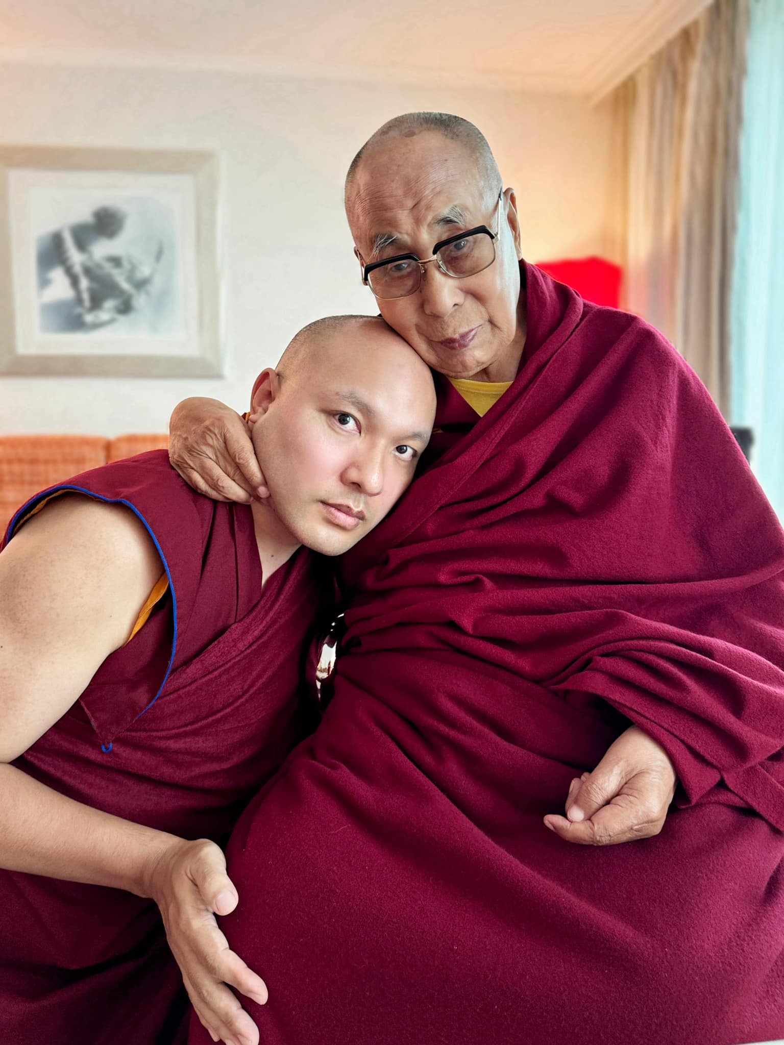 17th Karmapa with HH the Dalai Lama